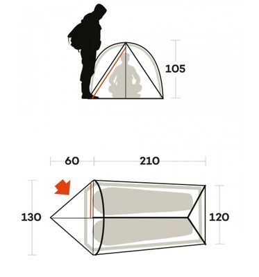 Ferrino Ultralight Thar 2 Kişilik Çadır - 5