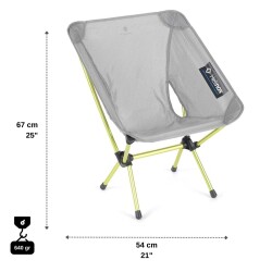 Helinox Chair Zero Large Ultra Hafif Kamp Sandalyesi Gri - 6