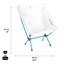 Helinox Chair Zero Ultra Hafif Kamp Sandalyesi Beyaz - 6