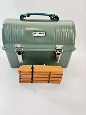 Minidekor Ahşap Tezgah Stanley Classic LunchBox 9,4Lt Metal Çanta Uyumlu - 5