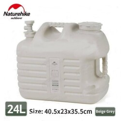 Naturehike İçme Suyu Taşıma Bidonu 24lt Bpa Free Bej Gri - 1