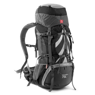 Naturehike Kampçı Dağcı Sırt Çantası 70lt Siyah Gri - 1