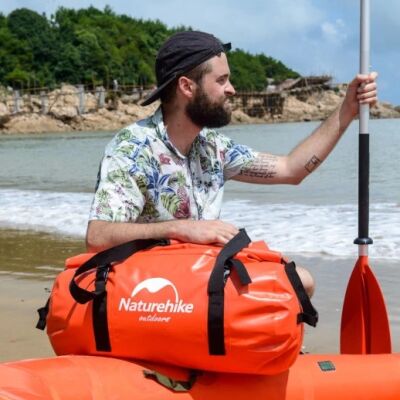 Naturehike Su Geçirmez Çanta Turuncu 60Litre - 5