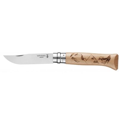 Opinel Inox No 08 Macera Yürüyüş Desenli Paslanmaz Çelik Çakı - 2