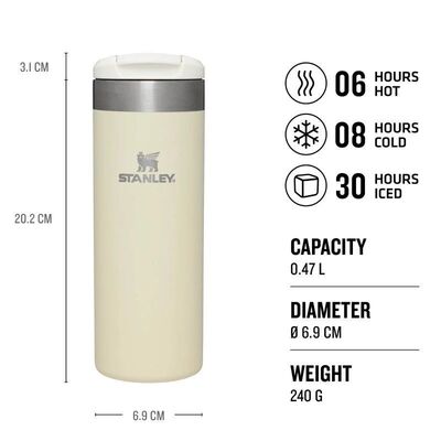 Stanley Aerolight Transit Mug Cream Metallic 0,47Lt - 2