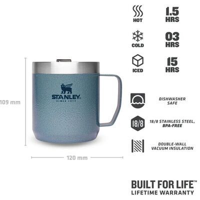 Stanley Termos Bardak Legendary Camp Mug 12oz Buz Mavi - 5