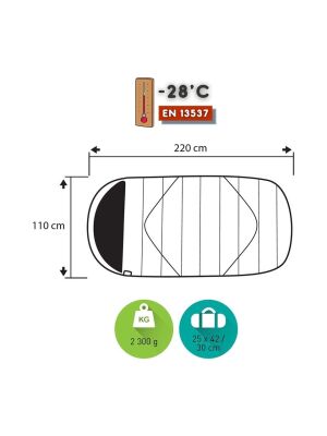 Trimm Divan -28C XL Uyku Tulumu Mavi - 2